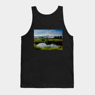 Toronto Skyline From Tommy Thompson Park Tank Top